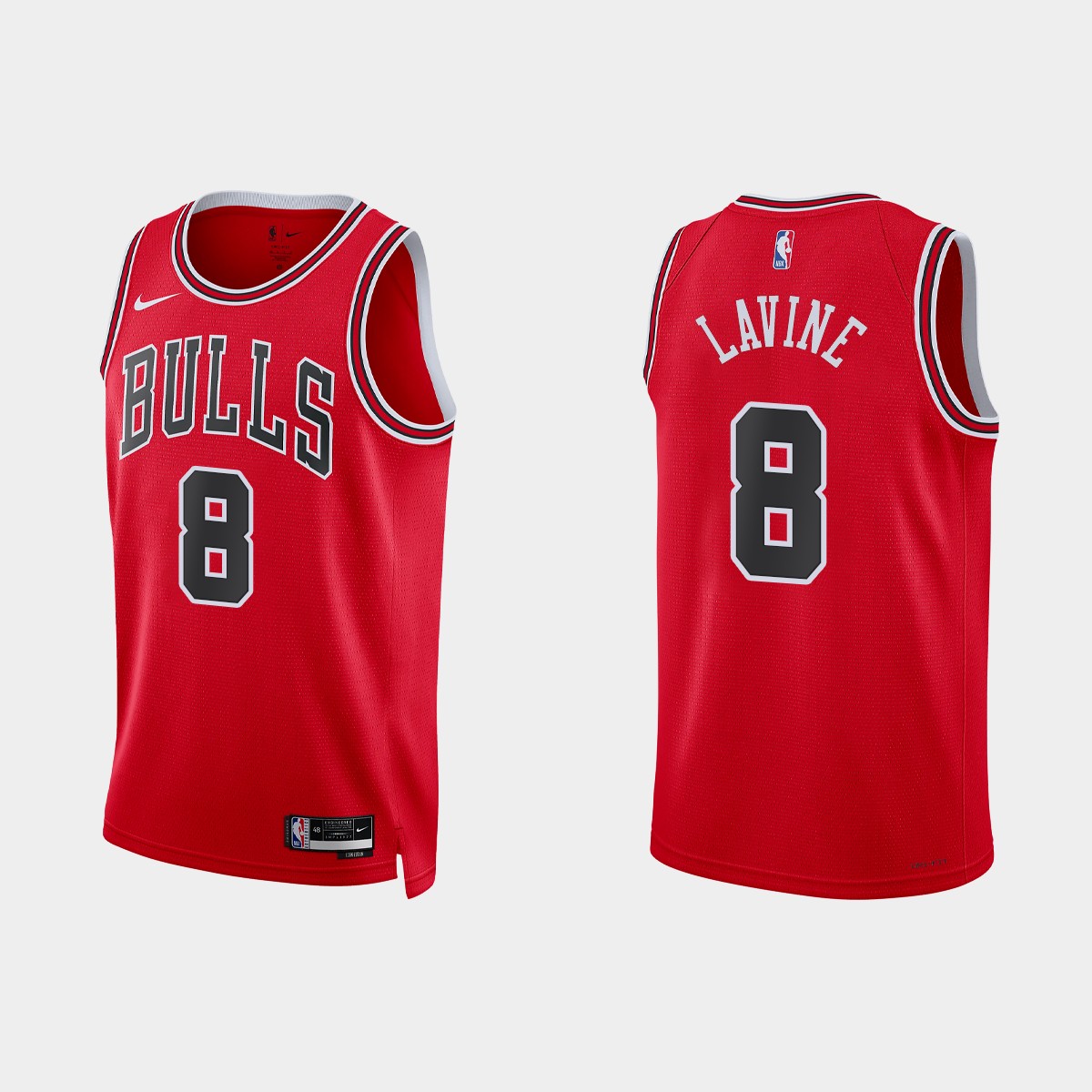 Chicago Bulls #8 Zach LaVine 2022-23 Icon Edition Red Jersey – Let the ...