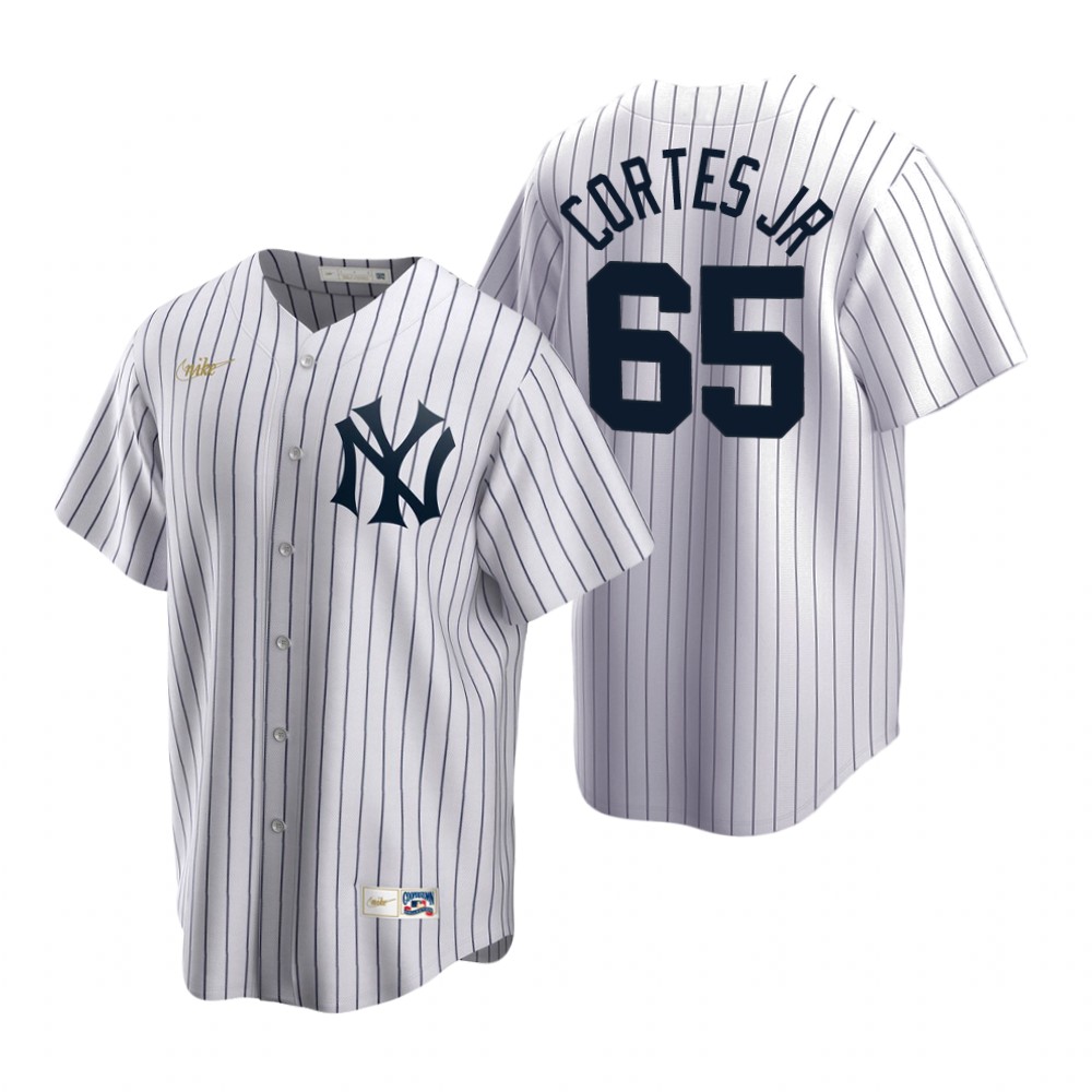 New York Yankees Nestor Cortes Jr. White Cooperstown Collection Home ...