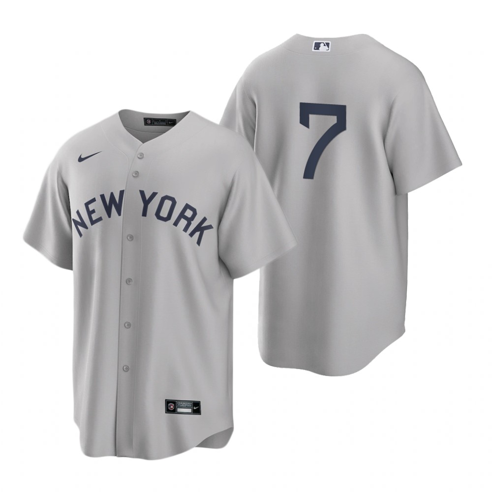 New York Yankees Mickey Mantle Gray 2021 Field of Dreams Replica Jersey ...